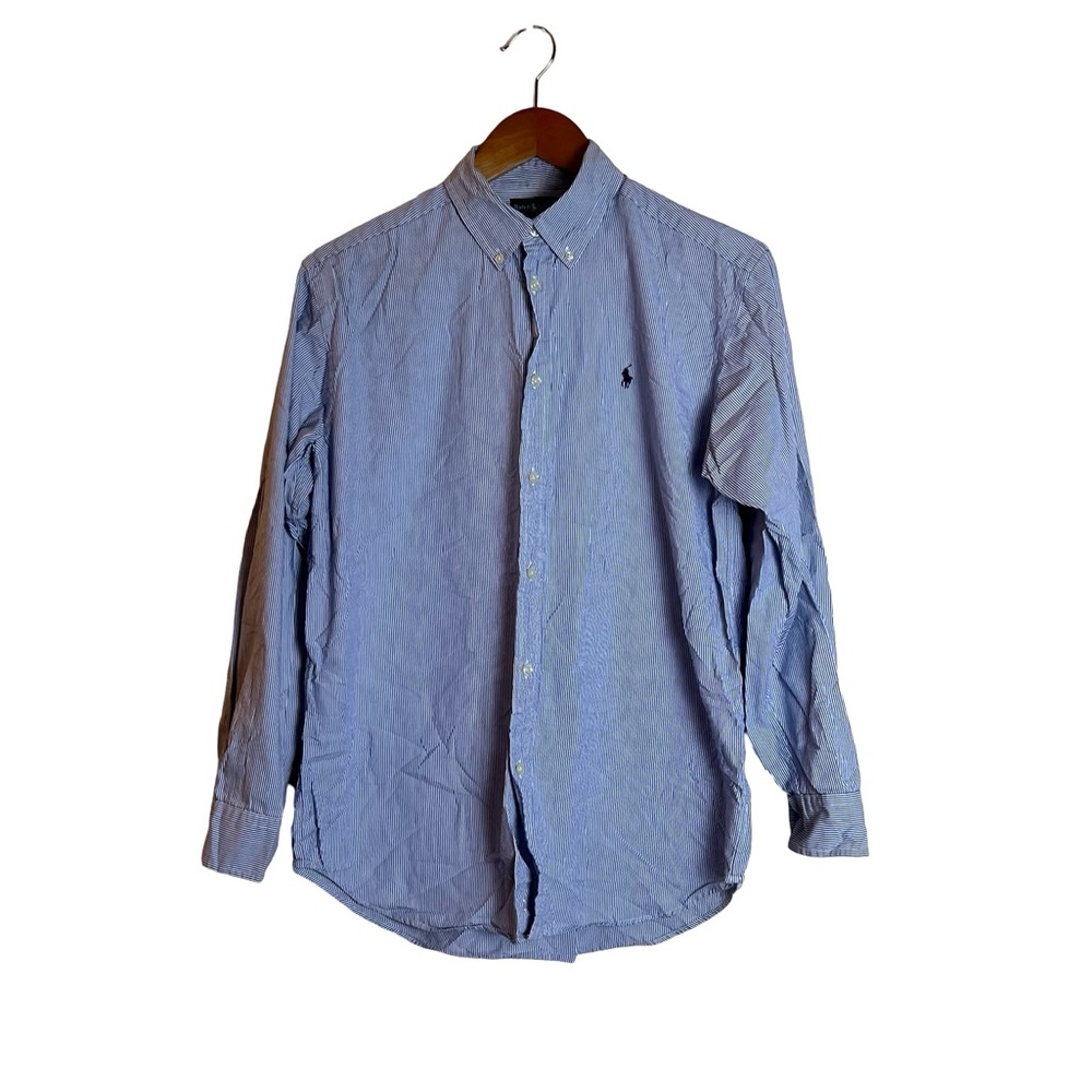 Ralph Lauren cotton striped button down shirt‎